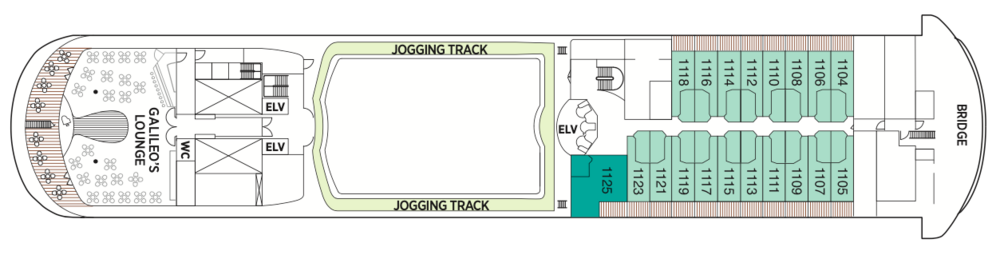 RSSC, Seven Seas Navigator, Deck Plan 11.png